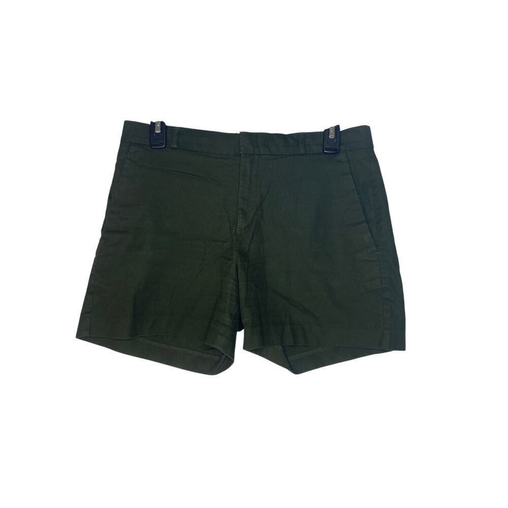 Banana Republic Hunter Green High‎ Waisted Summer Work Shorts Size 4 Vacation